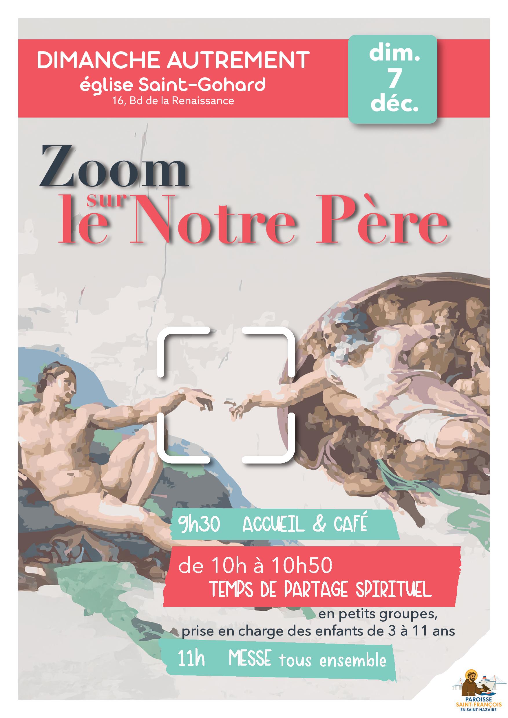 Dimanche autrement le 7 décembre : Zoom sur le Notre Père