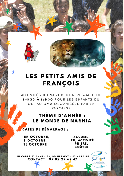 Activités pour les enfants du mercredi : Les petits amis de François