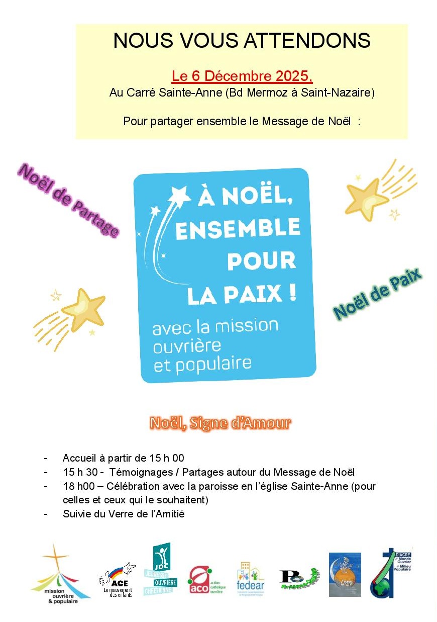 NOEL avec la Mission Ouvrière