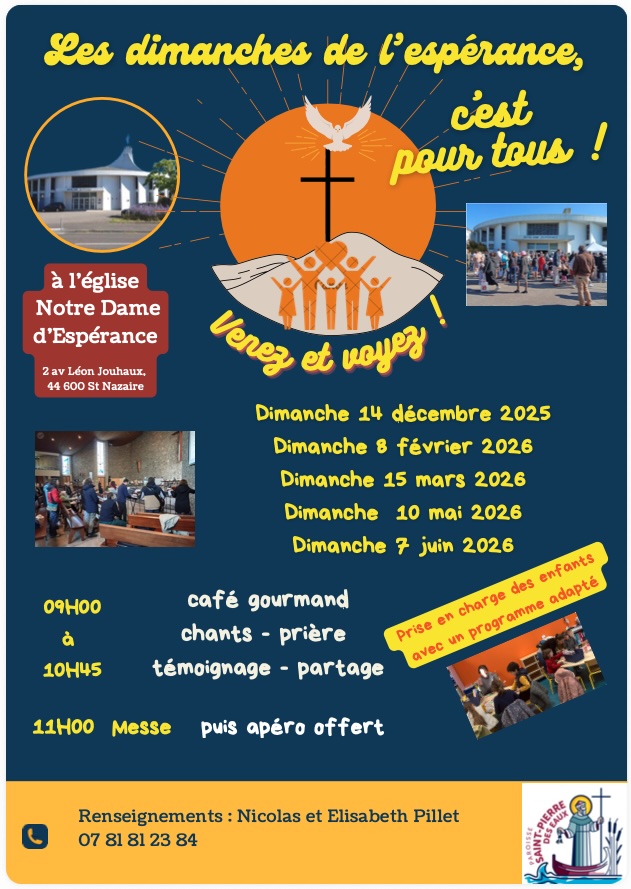 Dimanche de l’Espérance à l’Eglise ND d’Espérance