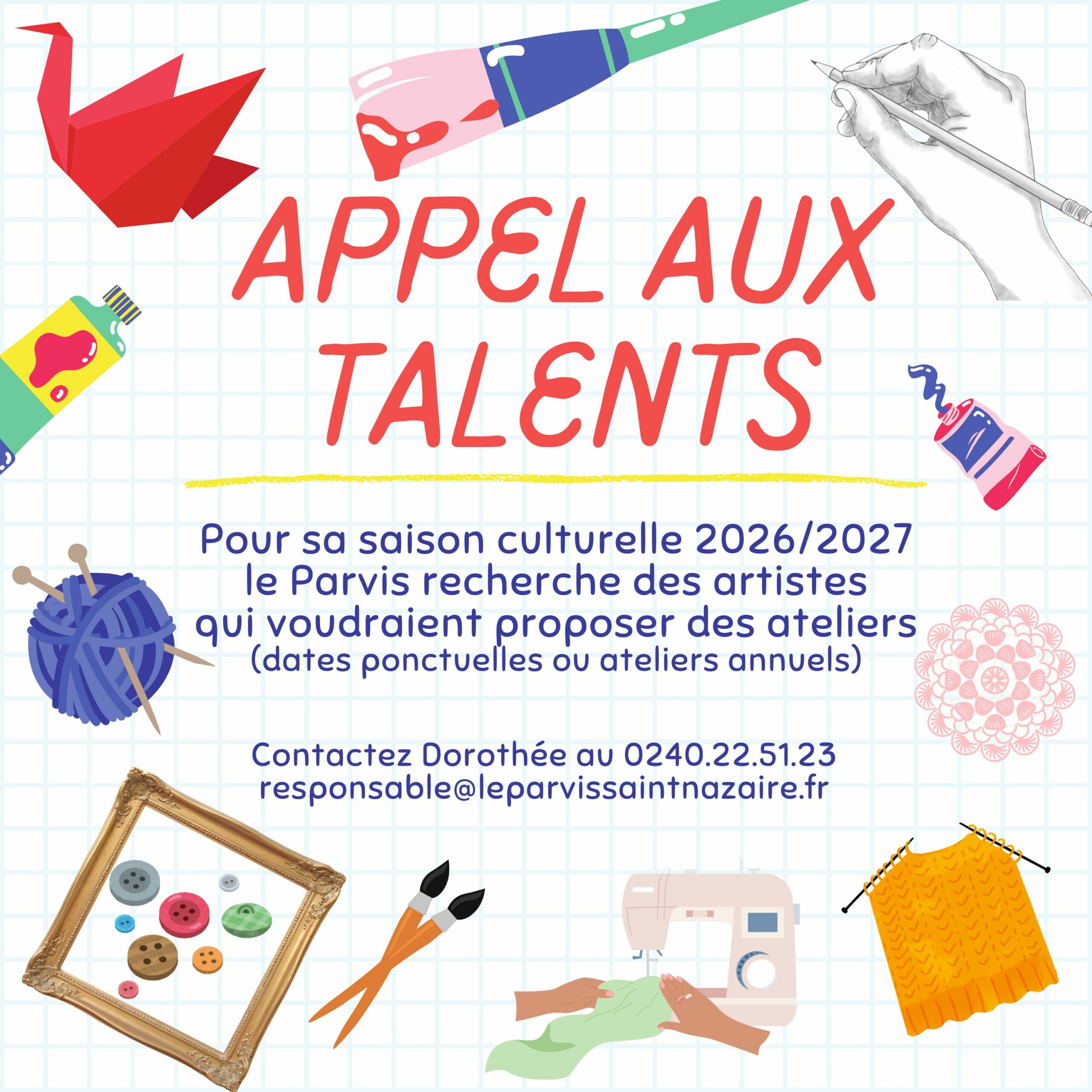 Parvis : Appel à talents
