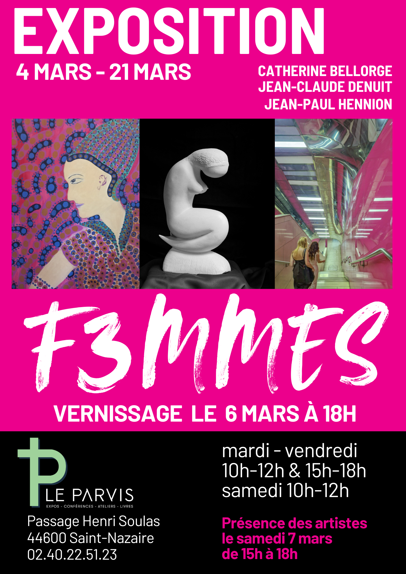 EXPOSITION au Parvis – F3MMES