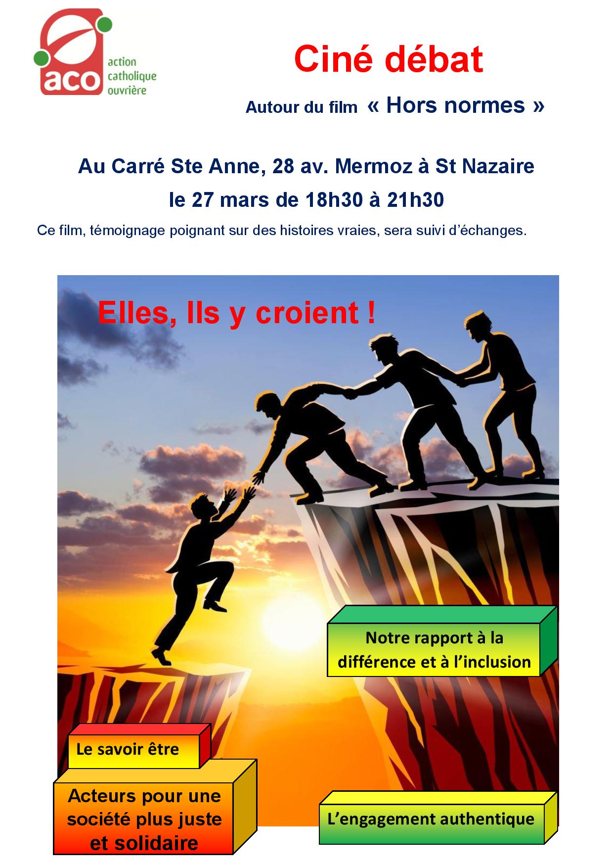 27 mars, Ciné-débat autour du film « Hors normes »