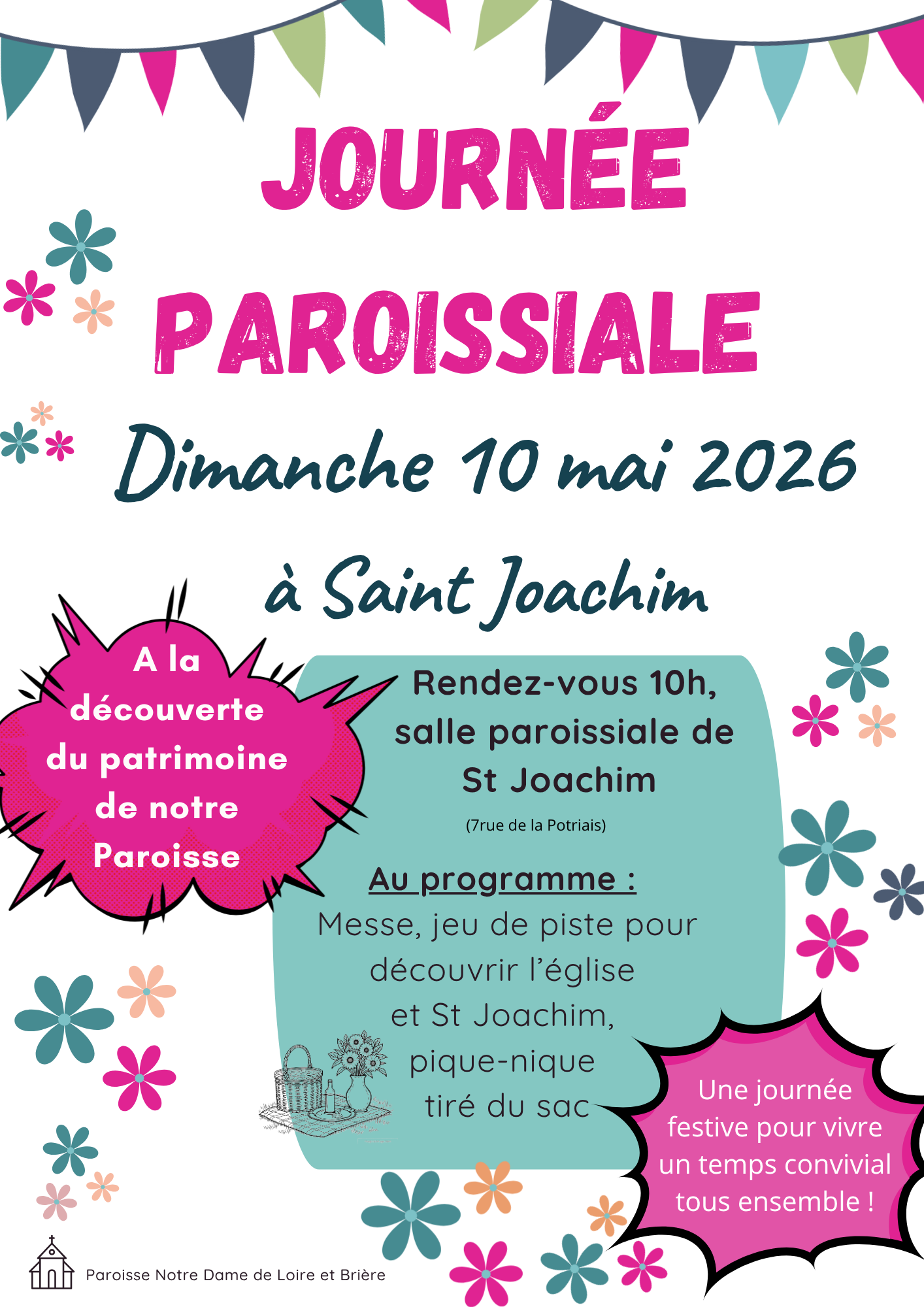 Journée paroissiale le 10 mai à Saint Joachim