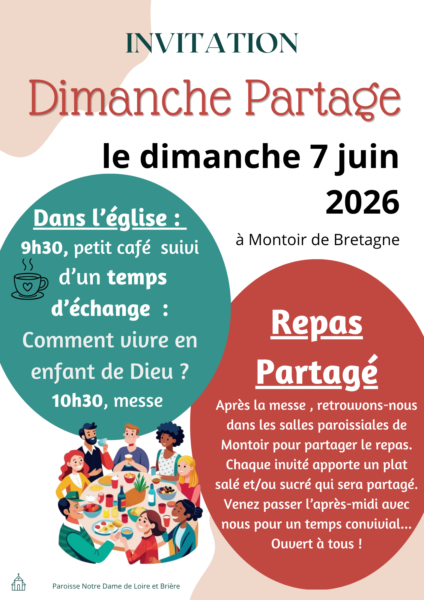 Dimanche Partage le 7 juin 2026 à Montoir de Bretagne