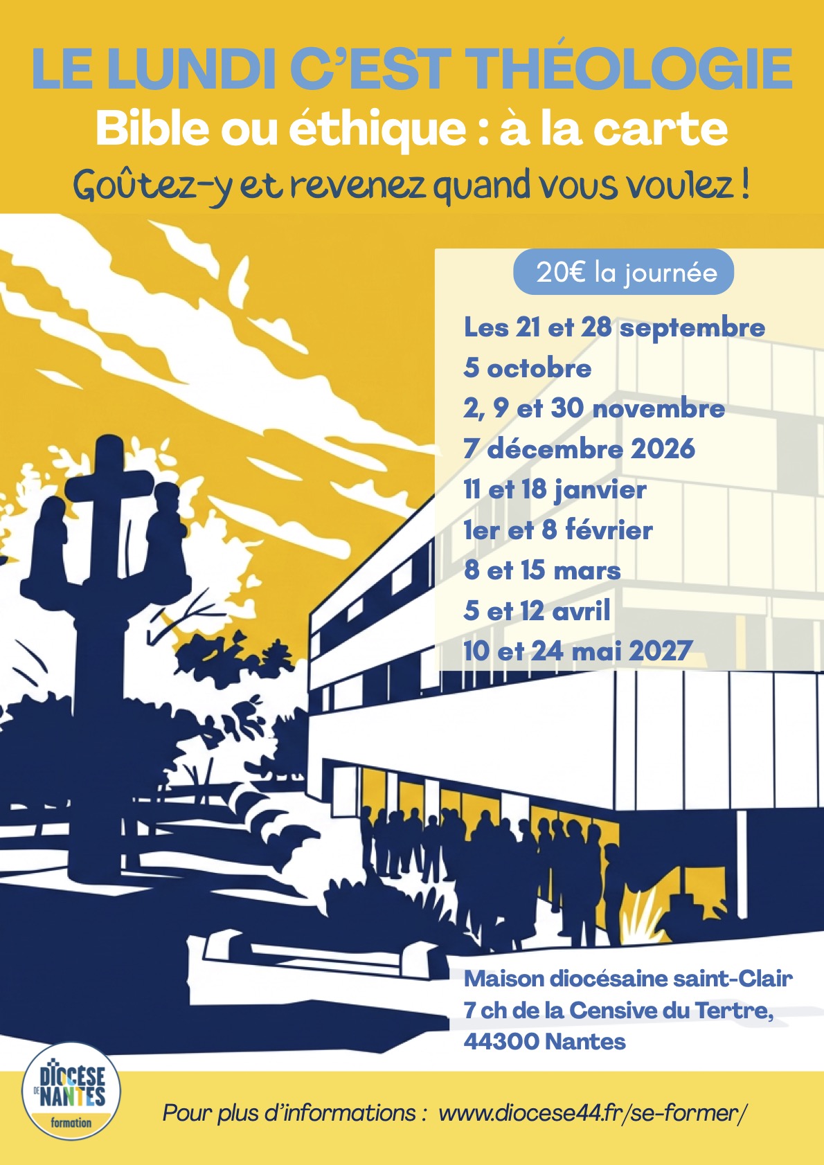 Formation : le lundi c&rsquo;est Théologie