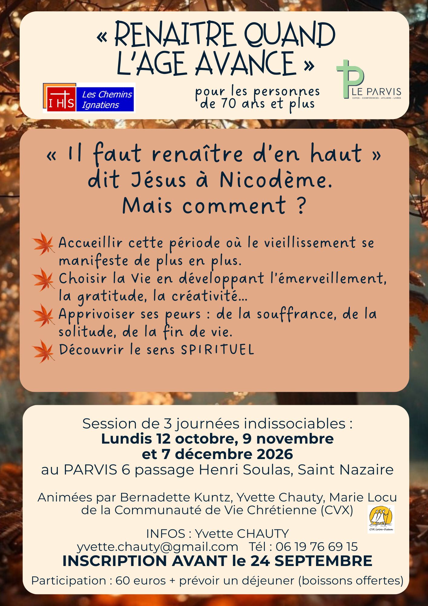 Renaître quand l&rsquo;âge avance